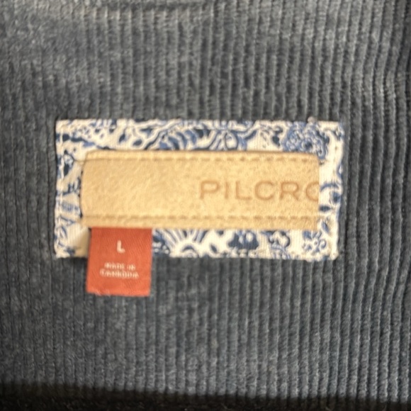 Pilcro Gray Washed Corduroy Blazer Size Large - Picture 3 of 7